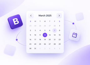 Bootstrap Calendar library